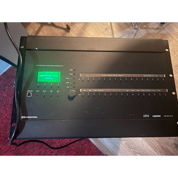 Crestron Digital Video Switcher With Cards Black DM-MD16X16 - Picture 16 of 16